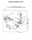 Burner assembly parts