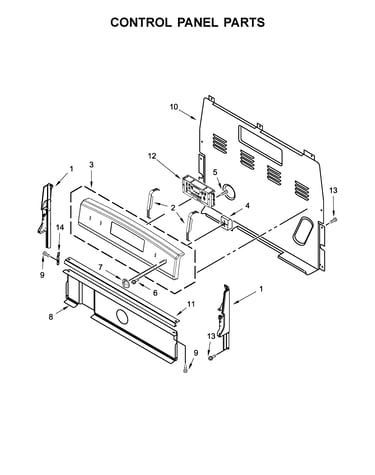 Control panel parts