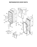 Refrigerator door parts