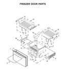 Freezer door parts