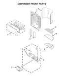 Dispenser front parts