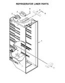 Refrigerator liner parts