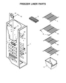 Freezer liner parts