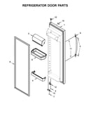 Refrigerator door parts