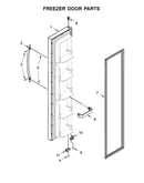 Freezer door parts