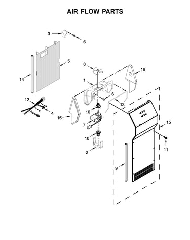 Air flow parts