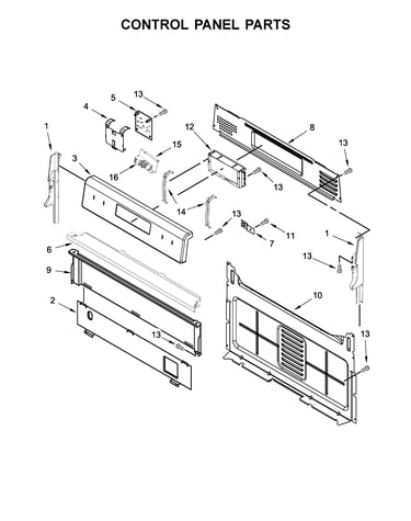 Control panel parts