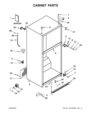 Cabinet parts
