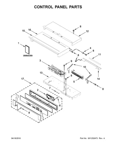 Control panel parts