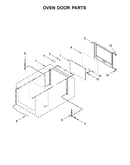 Oven door parts