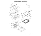 Maytag MVWB965HW0 console and lid parts diagram