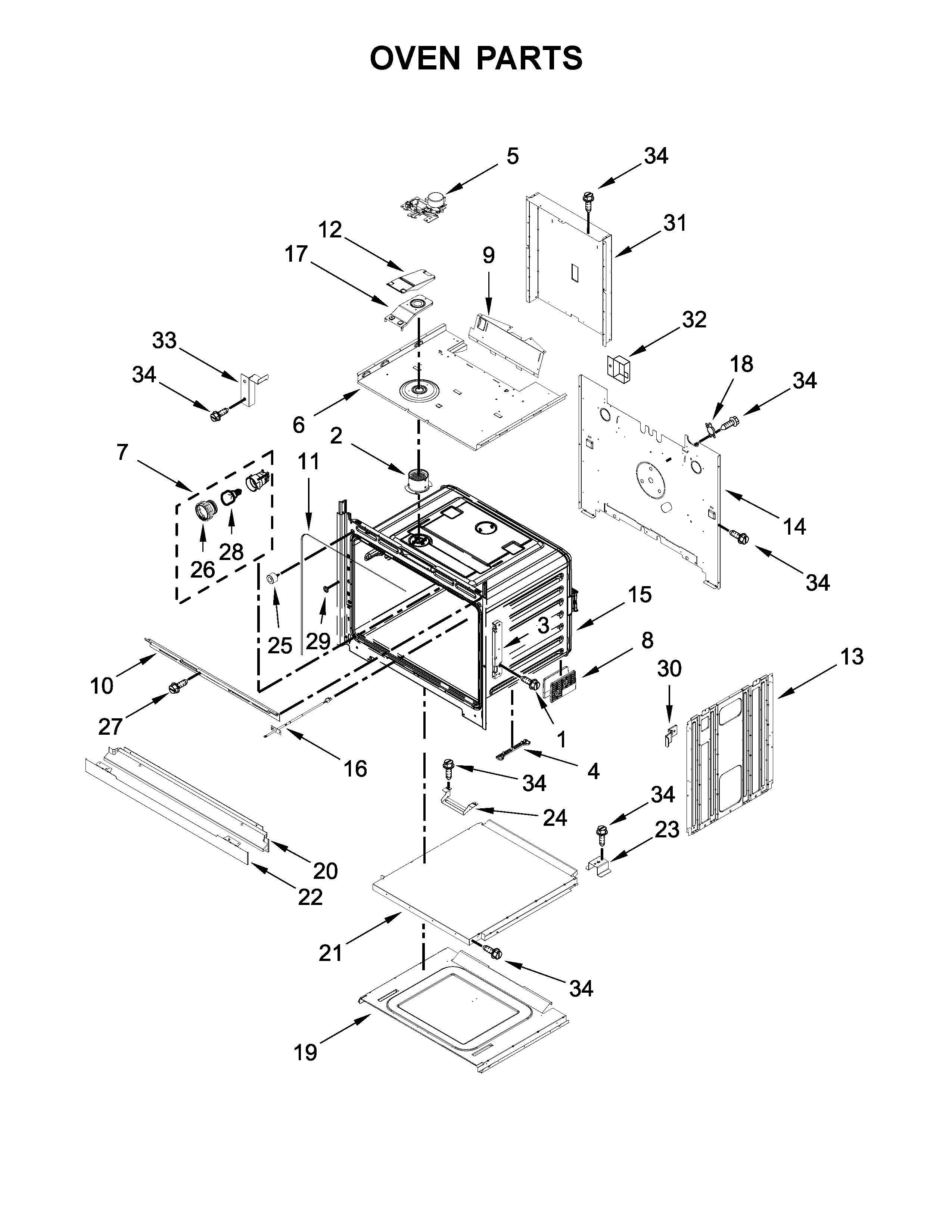 OVEN PARTS