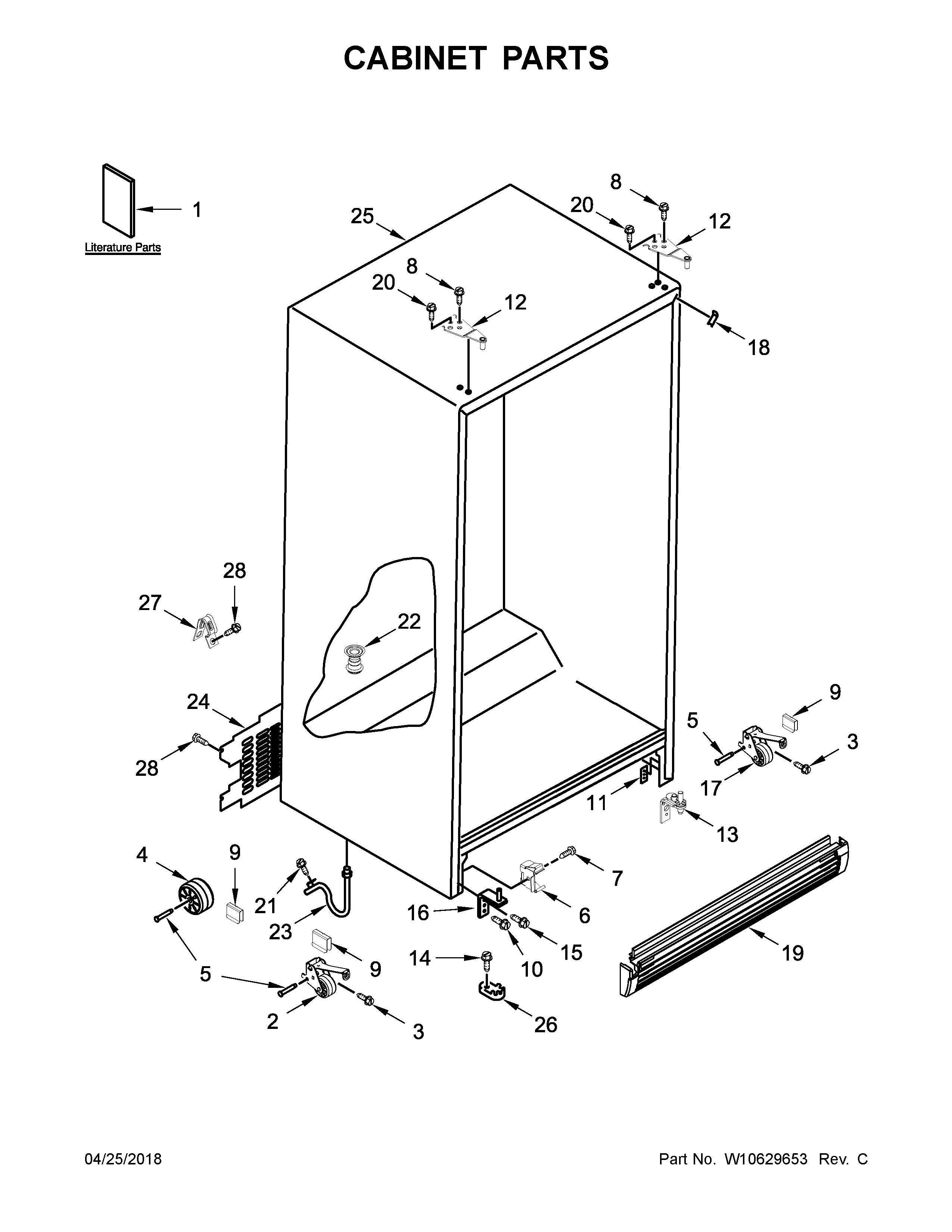 CABINET PARTS