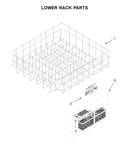 Lower rack parts