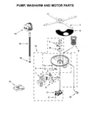 Pump, washarm and motor parts