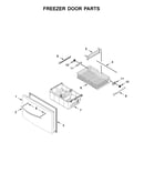 Freezer door parts