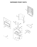 Dispenser front parts