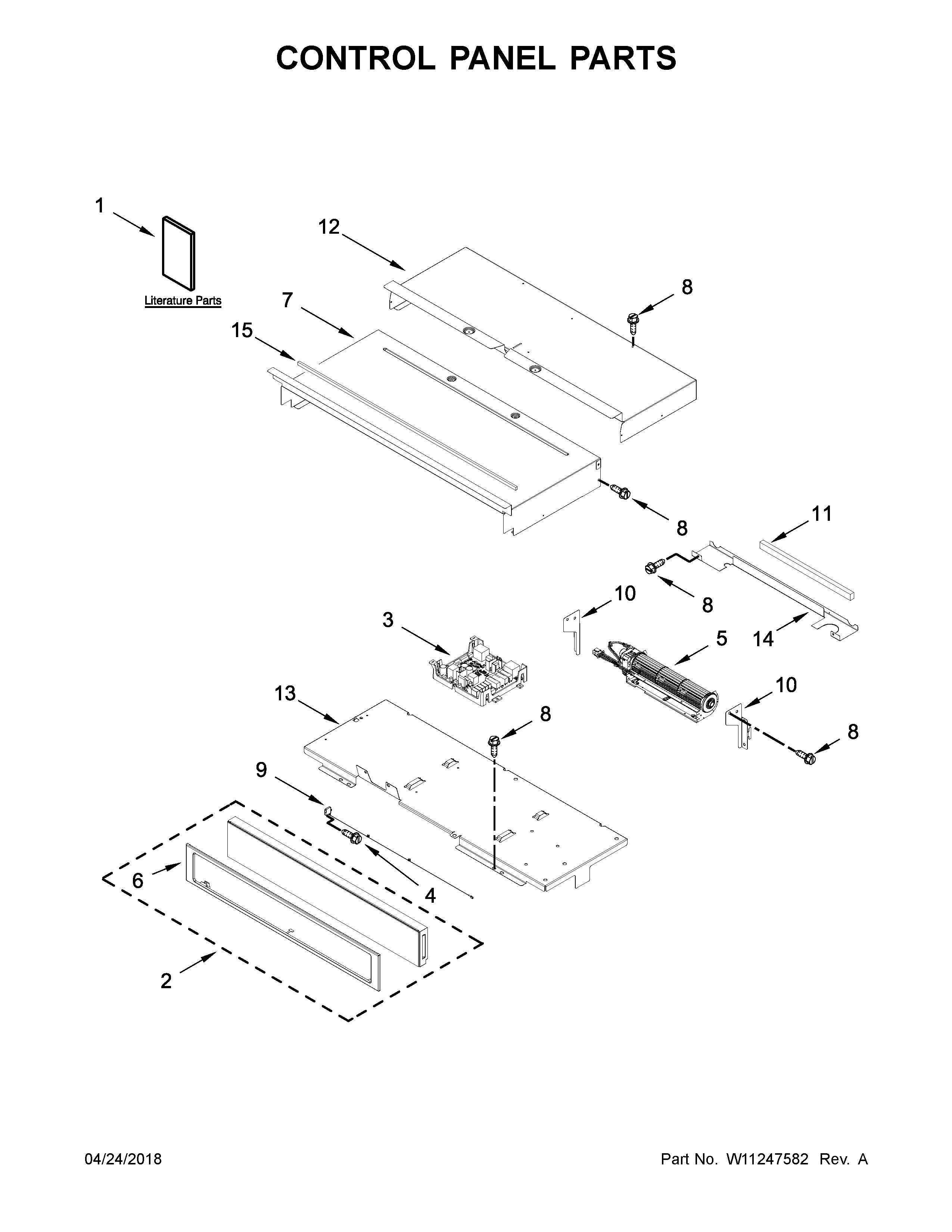 Control panel parts