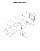 Oven door parts