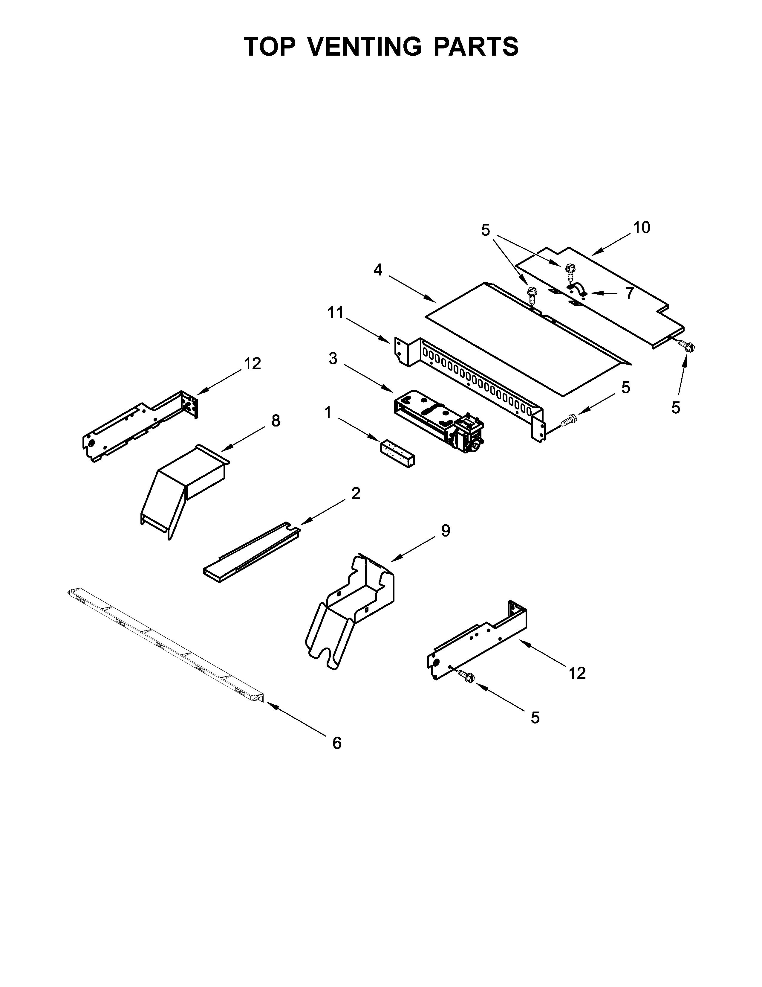 TOP VENTING PARTS