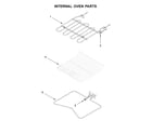 Whirlpool WOS11EM4EB01 internal oven parts diagram