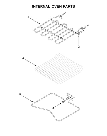 Internal oven parts