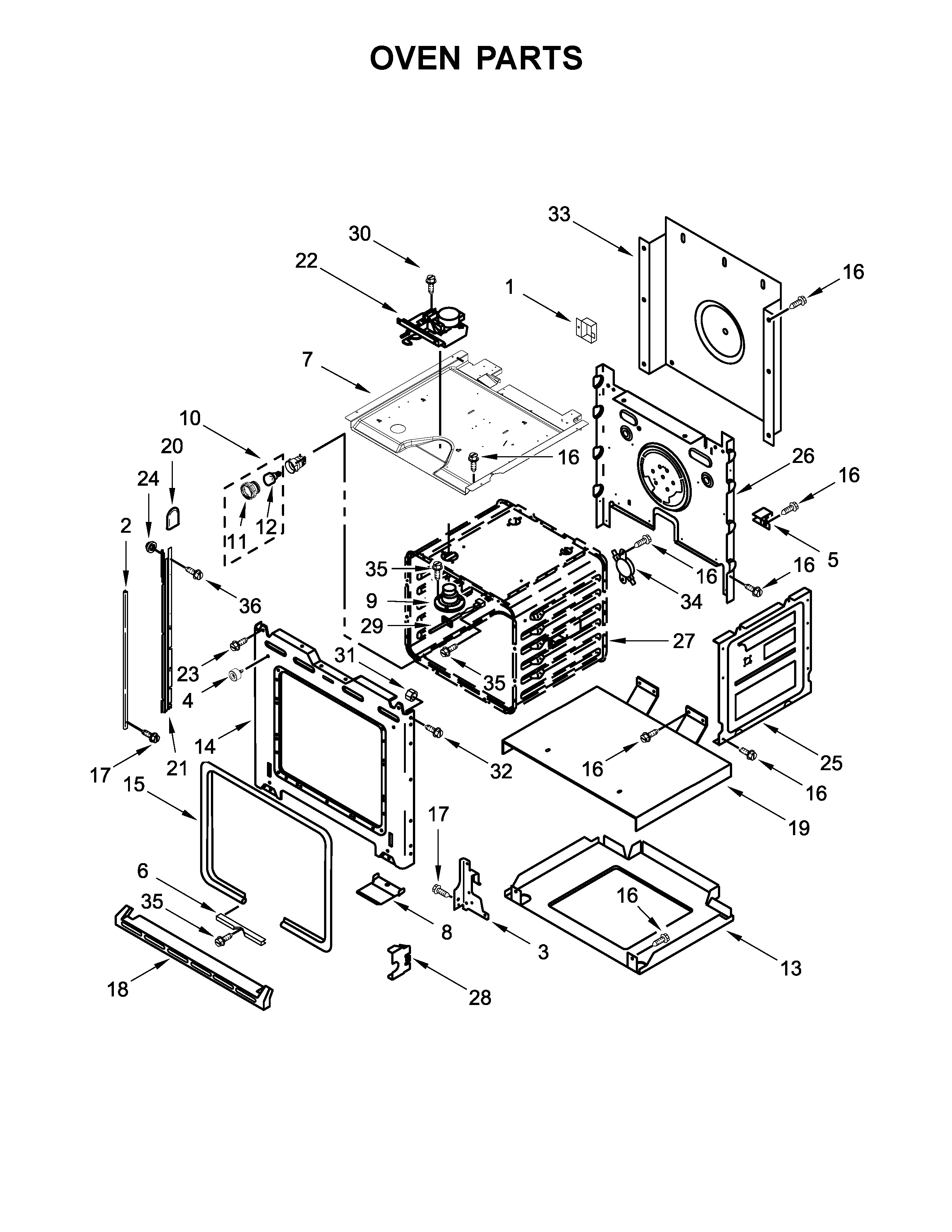 Oven parts