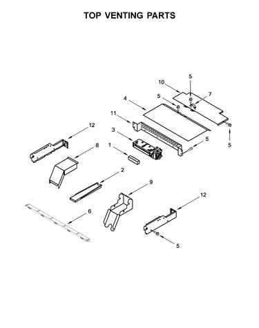 Top venting parts