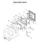 Oven door parts