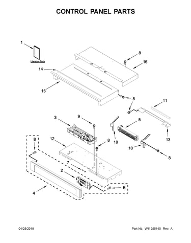 Control panel parts