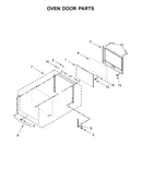 Oven door parts