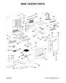 Wine center parts