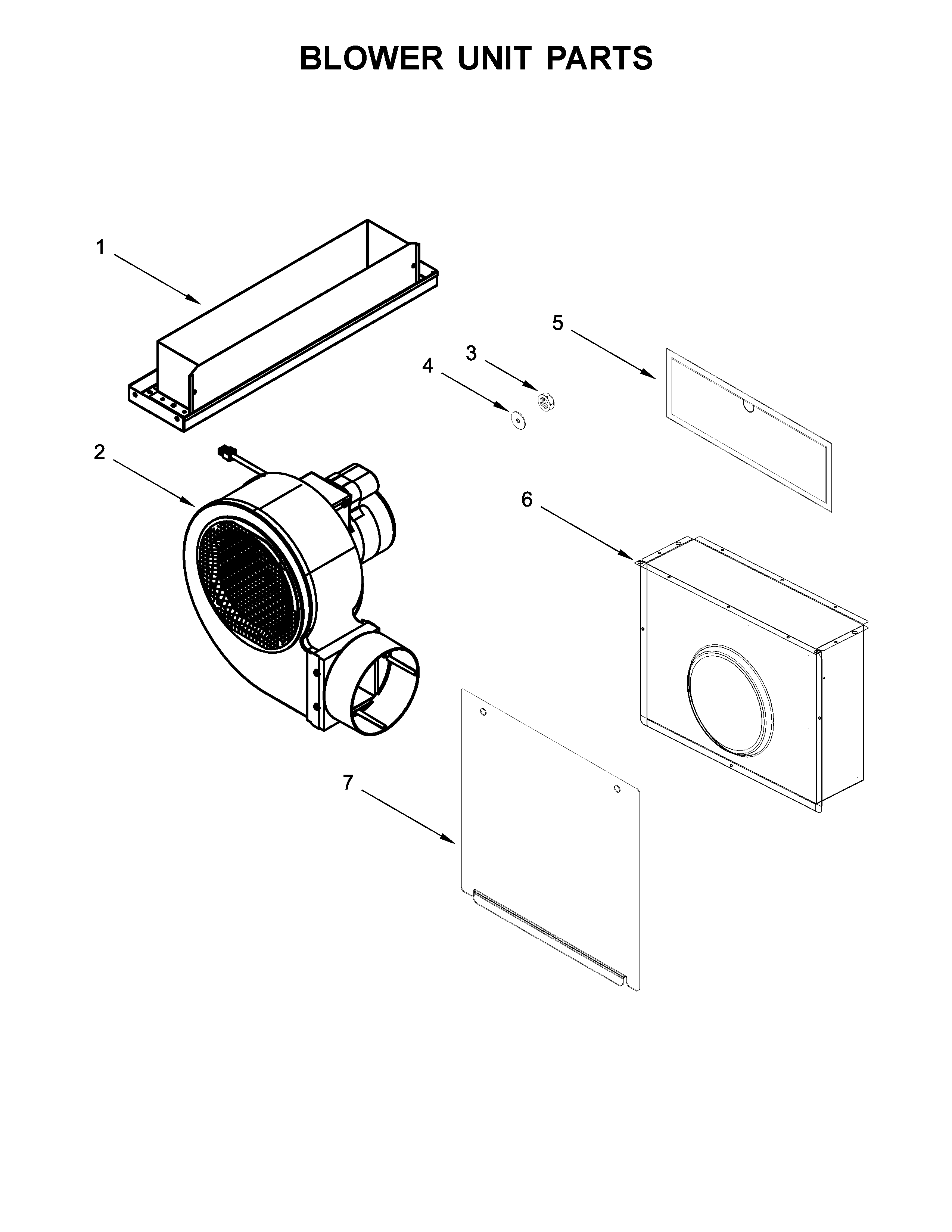 Blower unit parts