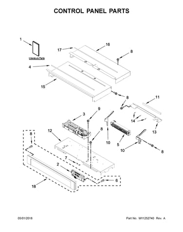 Control panel parts