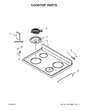 Cooktop parts