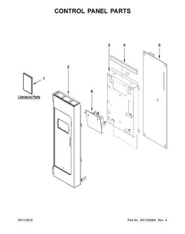 Control panel parts