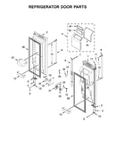 Refrigerator door parts