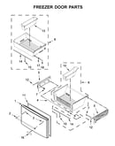 Freezer door parts