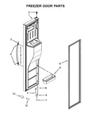 Freezer door parts