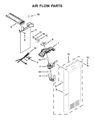 Air flow parts
