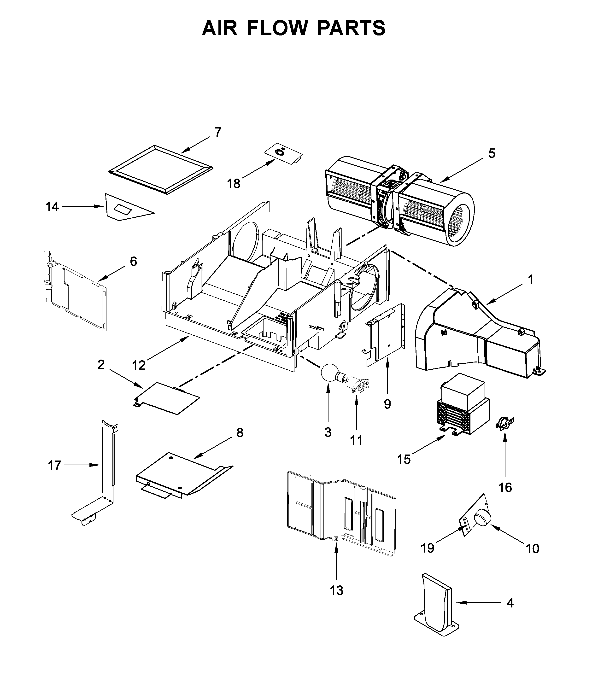 Air flow parts