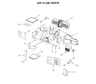 Whirlpool WMH32519HB2 air flow parts diagram