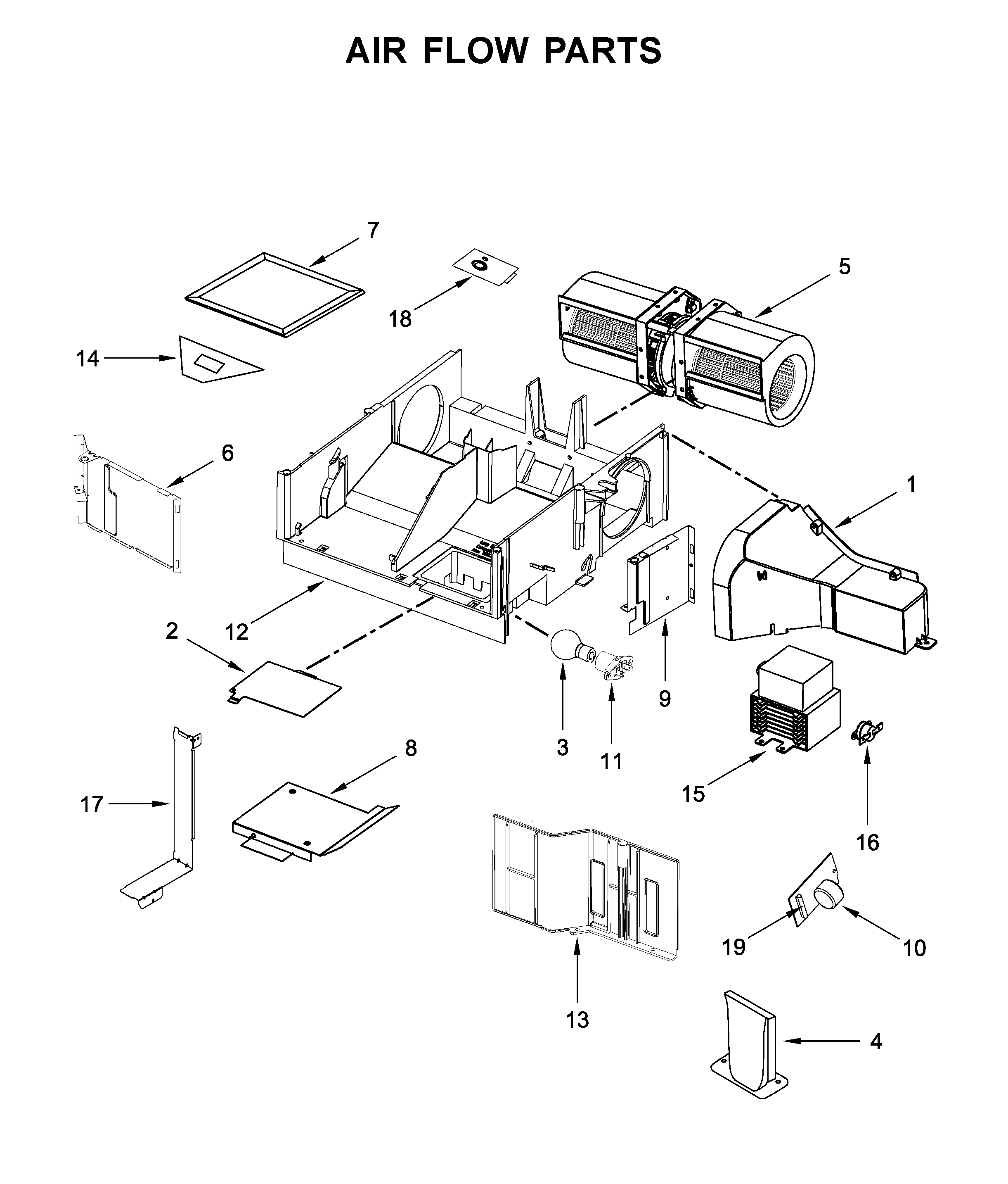 Air flow parts