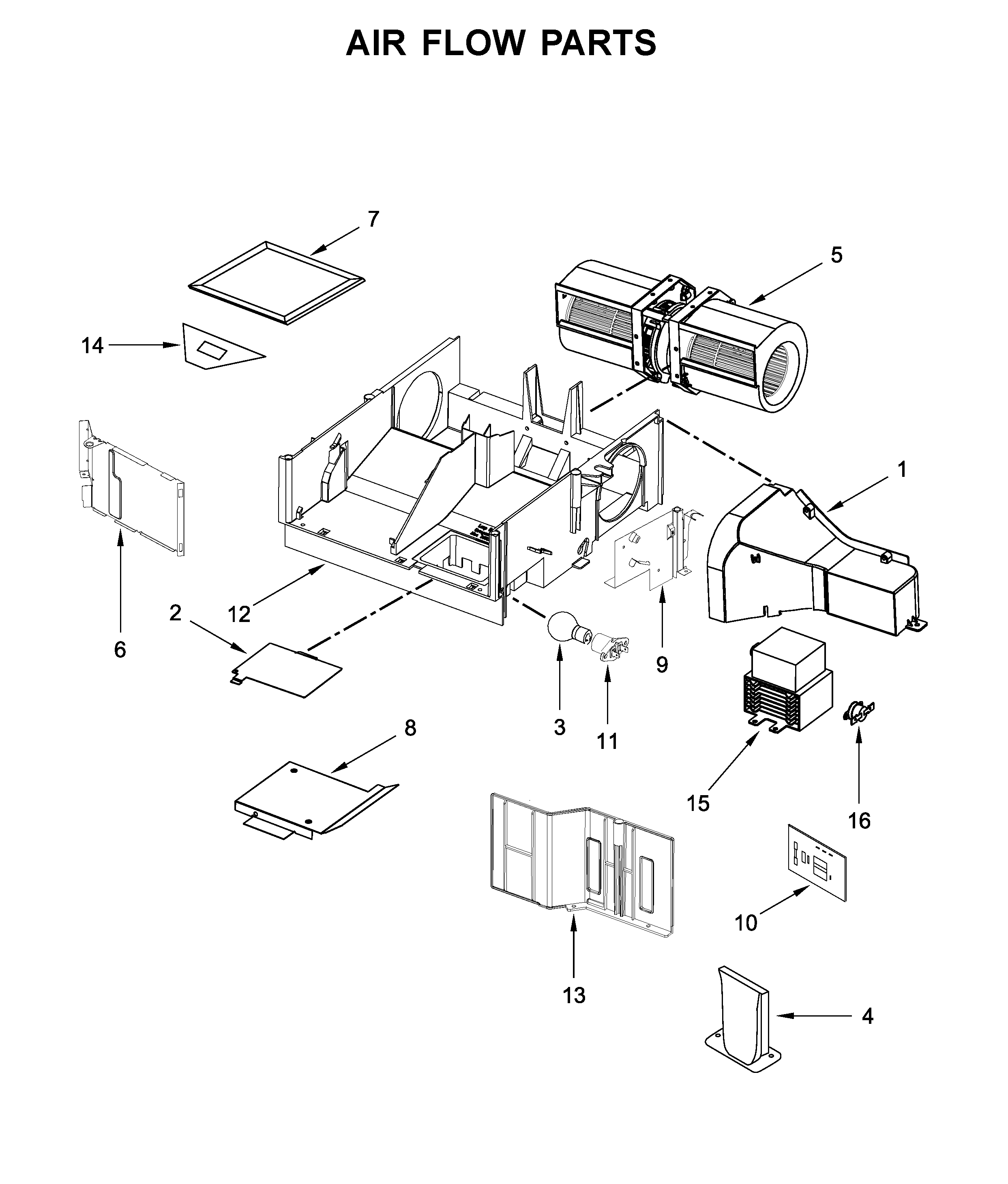 Air flow parts