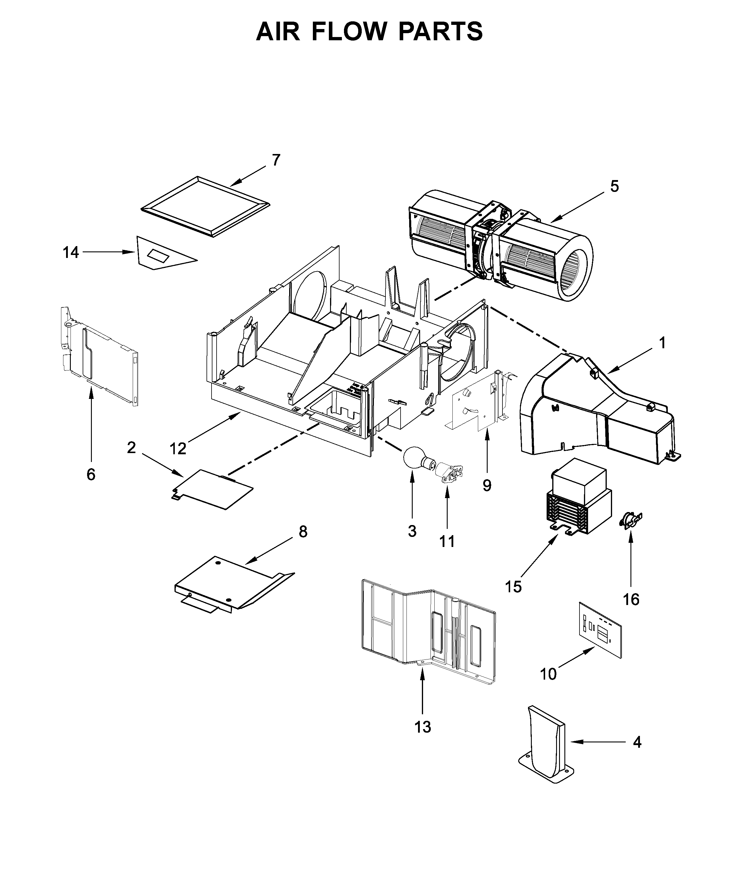 Air flow parts