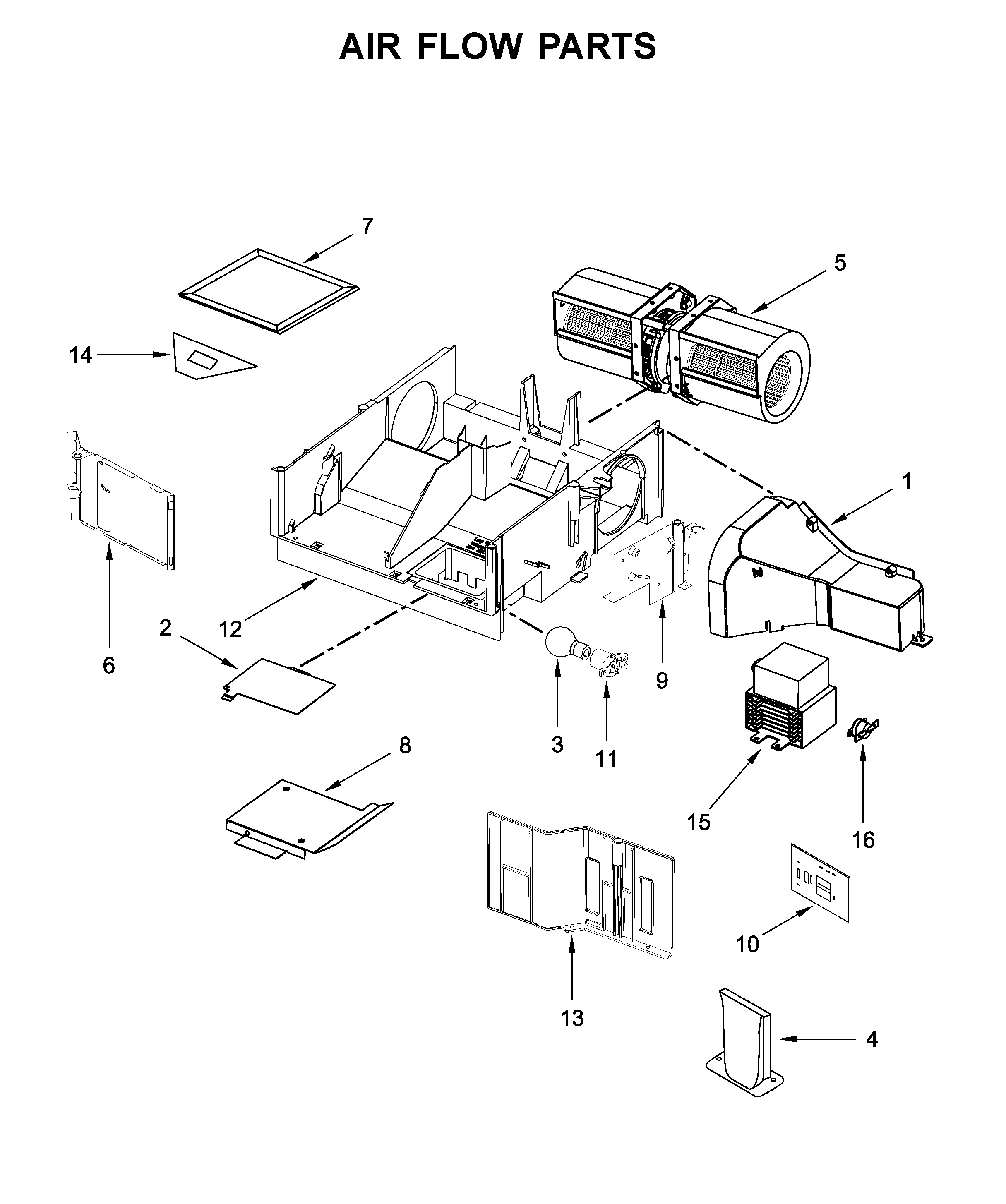 Air flow parts