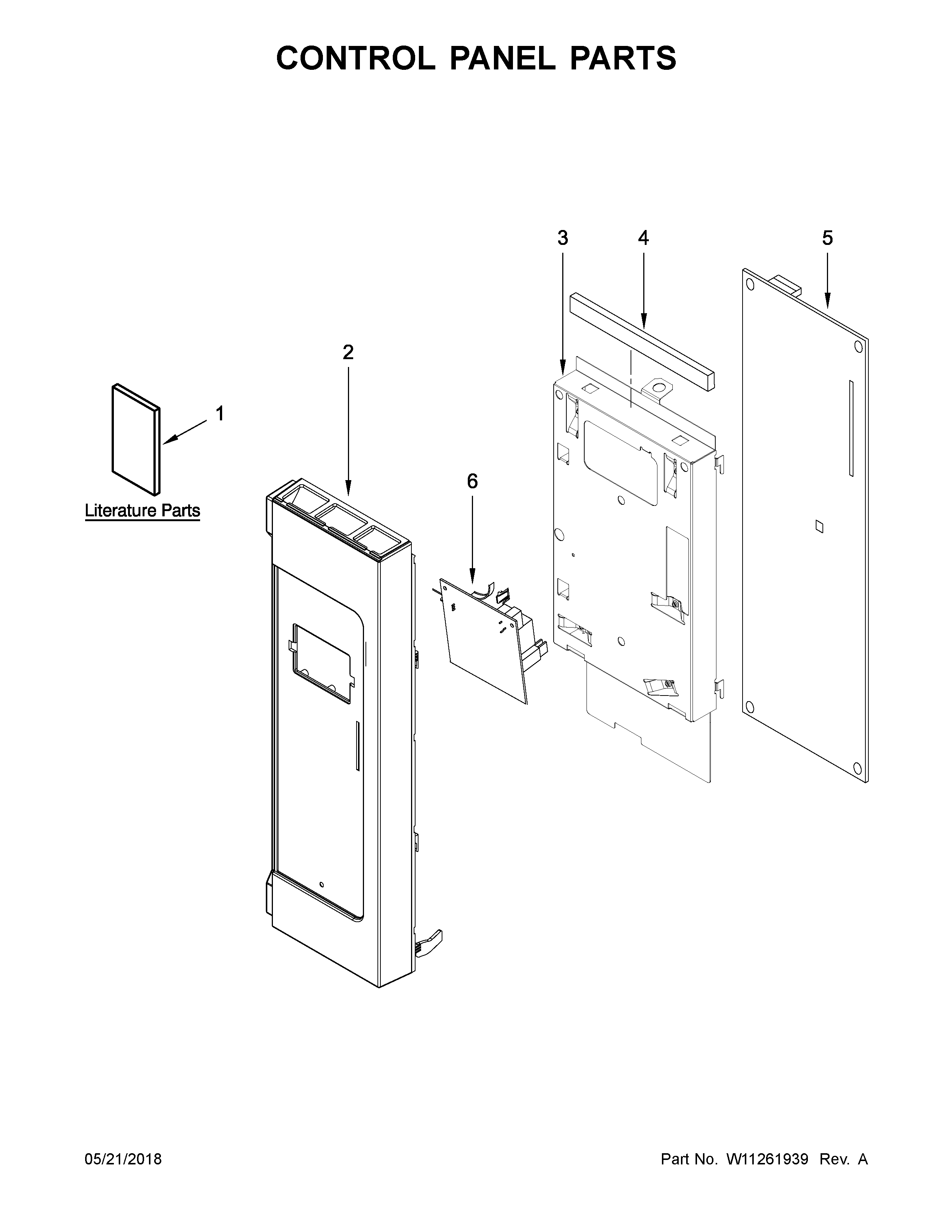 Control panel parts