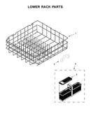 Lower rack parts