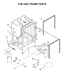 Tub and frame parts
