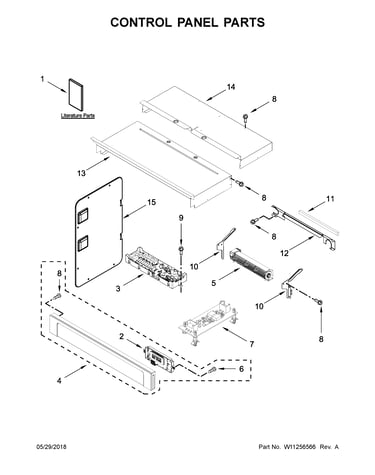 Control panel parts